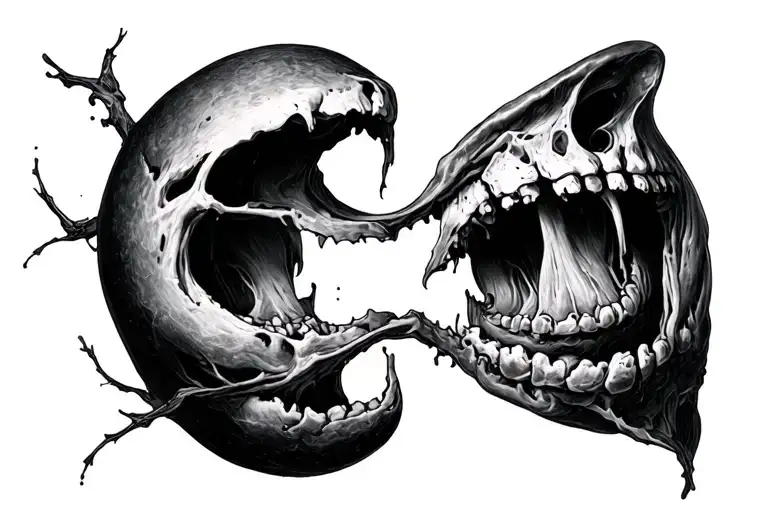 C Section Scar tattoo design idea