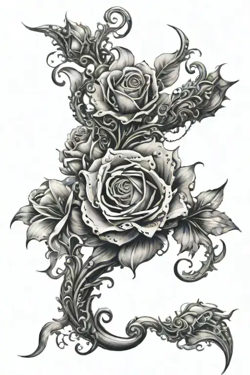 Sin of lust tattoo design idea