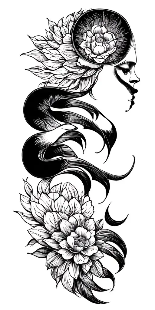 Gemini symbol tattoo design idea