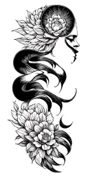 Gemini symbol tattoo design idea