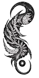 Gemini symbol tattoo design idea