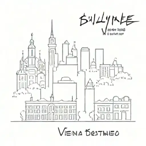 skyline vienna billy joel tattoo design idea