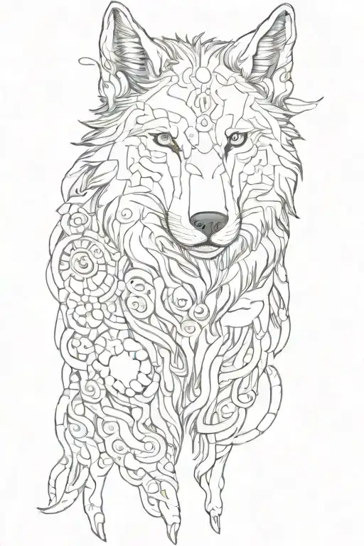 wolf in sheep's clothing tattoo design idea