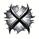 Æ Symbol, Cloud Shading tattoo design idea