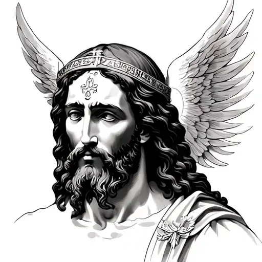 Ave Christus Rex tattoo design idea