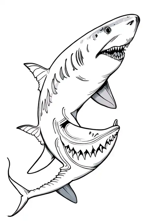 sharks and sea life tattoo tattoo design idea