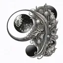 Filler Space tattoo design idea