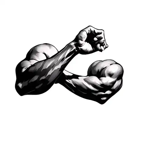 Bicep tattoo design idea