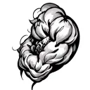 On Triceps tattoo design idea