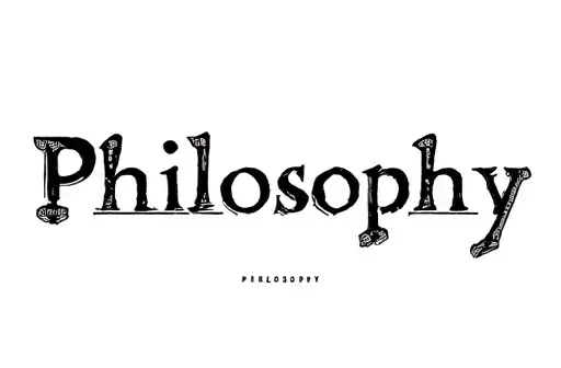 "Philosophy" tattoo design idea