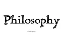 "Philosophy" tattoo design idea