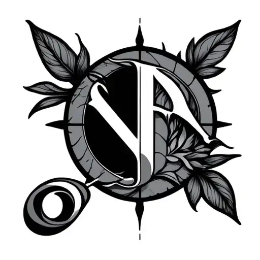 Anagram tattoo design idea