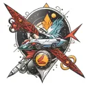 formula 1 and libra constellation tattoo design idea