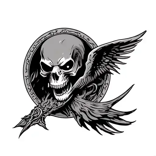 reaper death seal The seal tattoo design idea