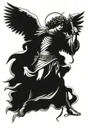 St. Michael archangel tattoo design idea