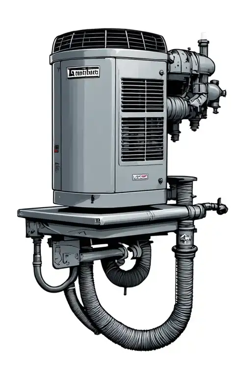 hvac tattoo design idea