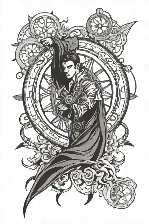 Wheel Of Time Quote tattoo design idea