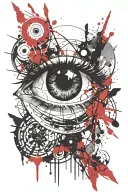 sharp eye tattoo tattoo design idea