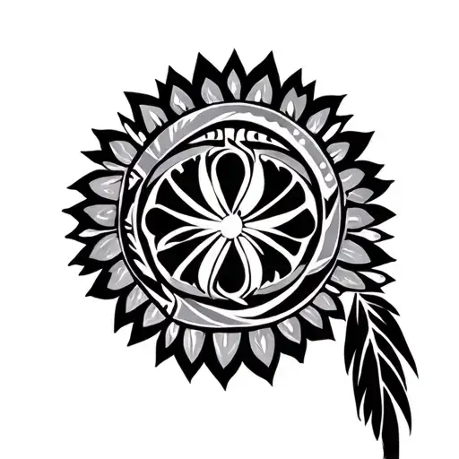 Cherokee Tribal tattoo design idea