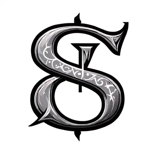 C, E, and S incorporated somehow tattoo design idea
