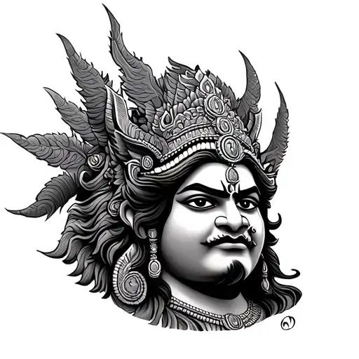Lakshmi Narasimha Swamy tattoo design idea