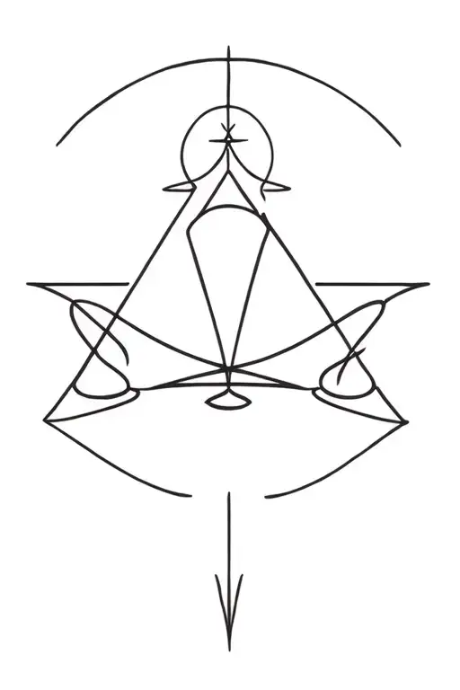 libra zodiac sign tattoo design idea