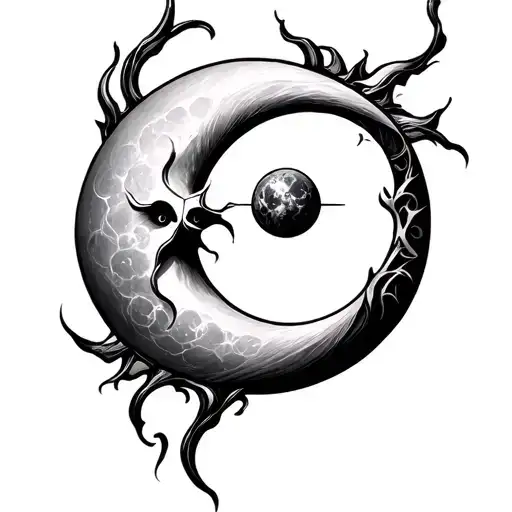 cancer sun gemini moon Virgo rising tattoo design idea