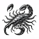 combination cancer Scorpio Gemini Sagittarius tattoo design idea