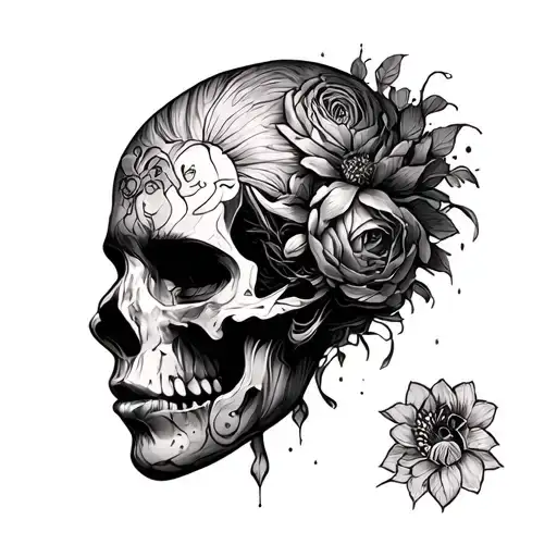 mind over matter tattoo design idea