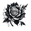 Collarbone tattoo design idea