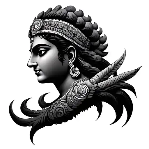 vishnu tattoo design idea