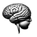 Adhd Brain tattoo design idea