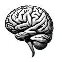 Adhd Brain tattoo design idea