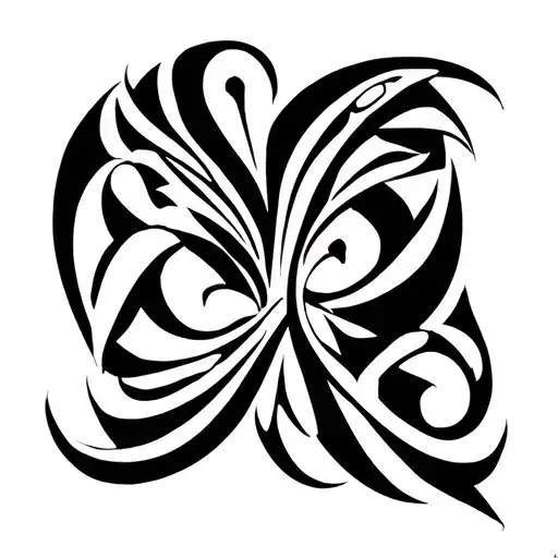 hawaiian tribal design tattoo design idea