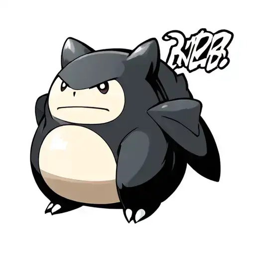 Snorlax tattoo design idea