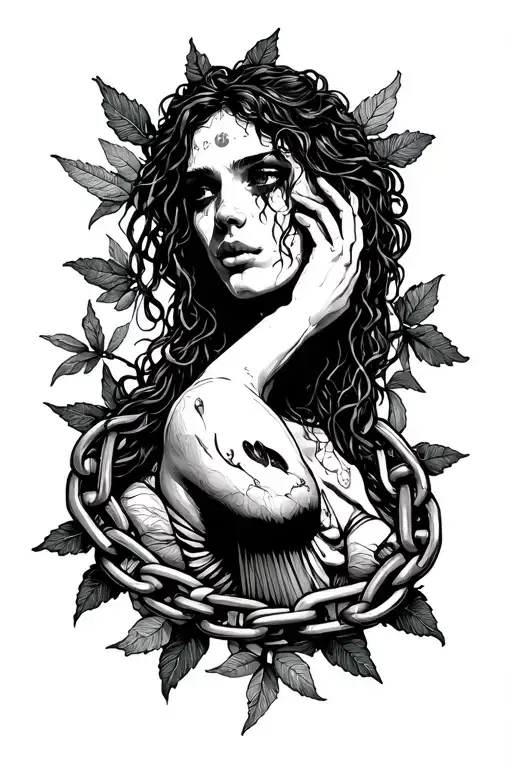 nutshell-Alice in Chains song intertwined tattoo design idea