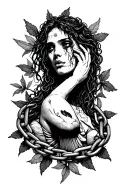 nutshell-Alice in Chains song intertwined tattoo design idea