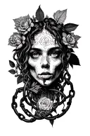 nutshell-Alice in Chains song intertwined tattoo design idea