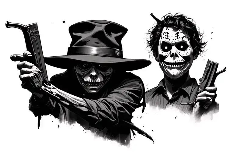 nightmare on elm street freddy kruger tattoo design idea