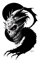 Dorohedoro en Mushrom tattoo design idea