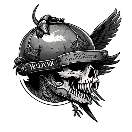 Helldiver tattoo design idea