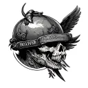 Helldiver tattoo design idea