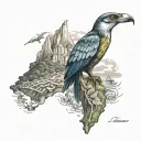 south america tattoo design idea