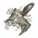 south america tattoo design idea