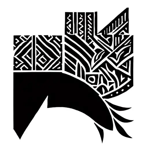 aztec tribal tattoo tattoo design idea