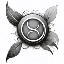 simple  enso tattoo design idea