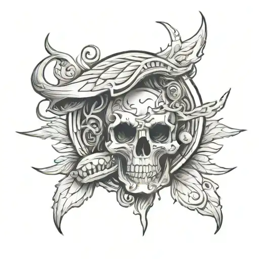 survival, strong, driven personality passions tattoo design idea