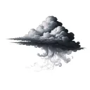 Coverup Clouds and Smoke tattoo design idea