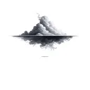 Coverup Clouds and Smoke tattoo design idea