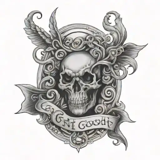 "It's good not to buy it" tattoo design idea